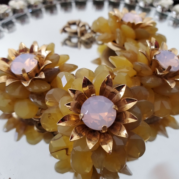 J. Crew Chunky Floral Bracelet - Picture 2 of 5